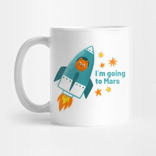 Cat goes to Mars Mug